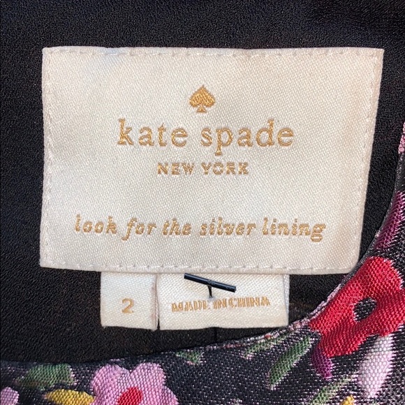 Kate Spade boho jacquard floral mini dress 2 - Picture 6 of 7